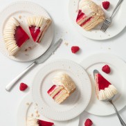 Торт «Шифон-Малина» - 3 Фото